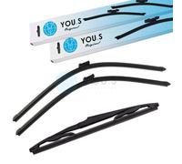 YOU.S Original Set Di Spazzole Per OPEL ASTRA J Berlina