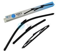 YOU.S Original Set Di Spazzole Per OPEL CORSA E / E Van (X15)