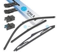 YOU.S Original Set Di Spazzole Per OPEL CORSA E (X15)