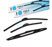 YOU.S Original Set Di Spazzole Per SMART FORFOUR (454) - NUOVO
