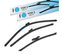 YOU.S Original Set Di Spazzole Per VW Scirocco (137, 138)