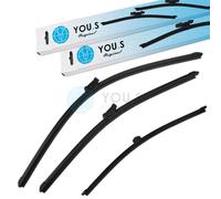 YOU.S Original Tergicristalli Lamelle Tergicristallo Set Davanti+Dietro Per AUDI