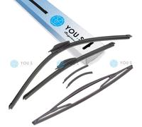 YOU.S Original WISCHERBLÄTTER SET FRONT + HECK Per RENAULT ESPACE III (JE0_)