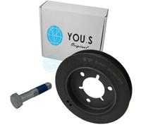 YOU.S Originale Riemenscheibe + Vite Per CITROËN SAXO (S0, S1) 1.6 / 1.6 VTS