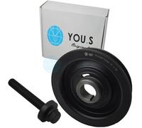YOU.S Originale Riemenscheibe + Vite Per OPEL FRONTERA B (U99) 2.2 DTI
