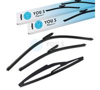 You.S Originale Tergicristalli Set Anteriore+Dietro per Citroën Jumpy Cassone -