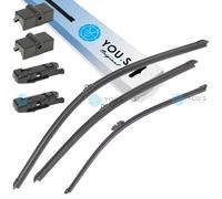 You.S Originale Tergicristalli Set Anteriore+Posteriore per BMW X5 (E70) X6 (