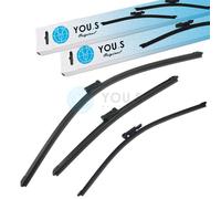 You.S Originale Tergicristalli Set Anteriore+Posteriore per Fiat Doblo Cassone (