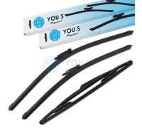 You.S Originale Tergicristalli Set Anteriore+Posteriore per Fiat Stilo (192) -