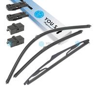 You.S Originale Tergicristalli Set Anteriore+Posteriore per Ford Opel