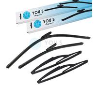 You.S Originale Tergicristalli Set Anteriore+Posteriore per Peugeot da Viaggio -