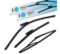 You.S Originale Tergicristalli Set Anteriore+Posteriore per Renault Clio Grand