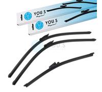 You.S Originale Tergicristalli Set Anteriore+Posteriore per Seat Leon (1P1) -