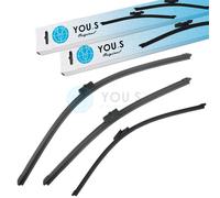 You.S Originale Tergicristalli Set Anteriore+Posteriore per Skoda/VW