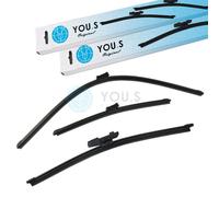 You.S Originale Tergicristalli Set Anteriore+Posteriore per VW Golf / Touran -