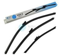 You.S Originale Tergicristalli Set Anteriore+Posteriore per VW Passat -