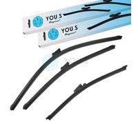 You.S Originale Tergicristalli Set Anteriore+Posteriore per VW Passat Variante (
