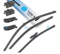 You.S Originale Tergicristalli Set Anteriore+Posteriore per VW Scirocco (137,