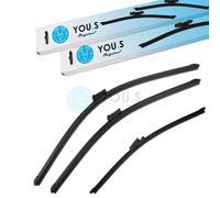 You.S Originale Tergicristalli Set Anteriore+Posteriore per VW Tiguan (5N) - New