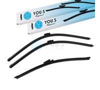 You.S Originale Tergicristalli Set Anteriore+Posteriore per VW Touareg (7LA,