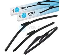 You.S Originale Tergicristallo Set Anteriore+Posteriore per Renault - Nuovo