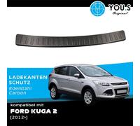 You.S Paraurti Copertura Carbonio/Acciaio Inox per Ford Kuga 2 Da Anno Fab.