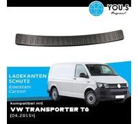 You.S Paraurti Copertura Carbonio/Acciaio Inox per VW T6 Bus Da Anno Fab.