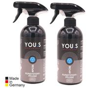 You.S Premium Cura Della Plastica Pulizia Interno E Vano Motore 2x 500 ML