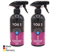 You.S Premium Cura Detergente Professionale Pulizia Cromo Alu Inox - 2x 500 ML