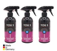 YOU.S Premium Cura Detergente Professionale Pulizia Cromo Alu Inox - 3x 500 ML
