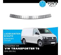 You.S Protezione Paraurti Copertura Cromo/Acciaio Inox per VW T6 Bus Da 04.2015