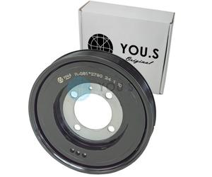 You.S Puleggia Cinghia Trapezoidale Albero a Gomiti per Opel Astra G 1.7 CDTI