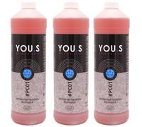 YOU.S Pulitore Concentrato Per Pavimenti Industriali - 3x 1000 Ml