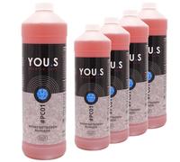 YOU.S Pulitore Concentrato Per Pavimenti Industriali - 5x 1000 Ml