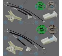 YOU.S Riparazione Alzavetro - Anteriore Destro + Sinistro Per VW POLO (6K_)