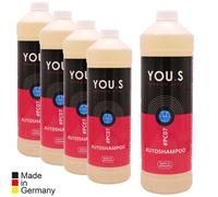 YOU.S Shampoo Auto Schiuma Concentrato Biodegradabile - 5x 1 Litro