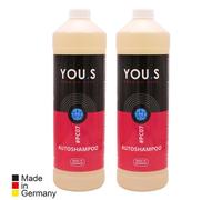 YOU.S Shampoo Per Auto Premium Concentrato Biodegradabile - 2x 1000 Ml