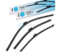 YOU.S Spazzole Tergicristallo Set Anteriore + Posteriore Per BMW X3 (F25)