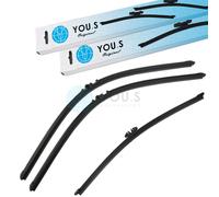 YOU.S Spazzole Tergicristallo Set Anteriore + Posteriore Per VW Touareg
