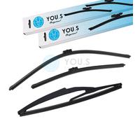 YOU.S Spazzole Tergicristallo Set Davanti + Dietro Per CITROËN C5 I Break (DE)