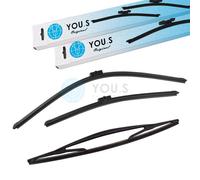 YOU.S Spazzole Tergicristallo Set Davanti+Dietro Per CITROËN C5 II / Break (R_)