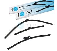 YOU.S Spazzole Tergicristallo Set Davanti + Dietro Per VW TOURAN (5T1)