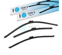You.S Tergicristalli Set Anteriore+Posteriore per Alpina B5 Kombi / D5 Touring (
