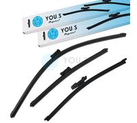 You.S Tergicristalli Set Anteriore+Posteriore per Audi A1 Sportback (8XA, 8XF) -