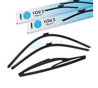 You.S Tergicristalli Set Anteriore+Posteriore per Citroën C4 I (LC) / C4 II (B7)