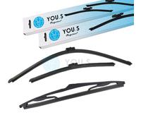 You.S Tergicristalli Set Anteriore+Posteriore per Ford Focus II Torneo (Da , Ffs
