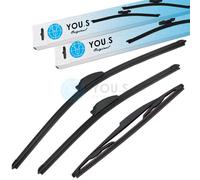 You.S Tergicristalli Set Anteriore+Posteriore per Mazda 3 Bl - 3397118909