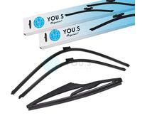 You.S Tergicristalli Set Anteriore+Posteriore per Peugeot 3008 Großrauml SUV -
