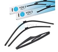 You.S Tergicristalli Set Anteriore + Posteriore per Peugeot 3008 Großrauml SUV -