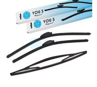 You.S Tergicristalli Set Anteriore+Posteriore per Renault Trafic II Bus / Box /